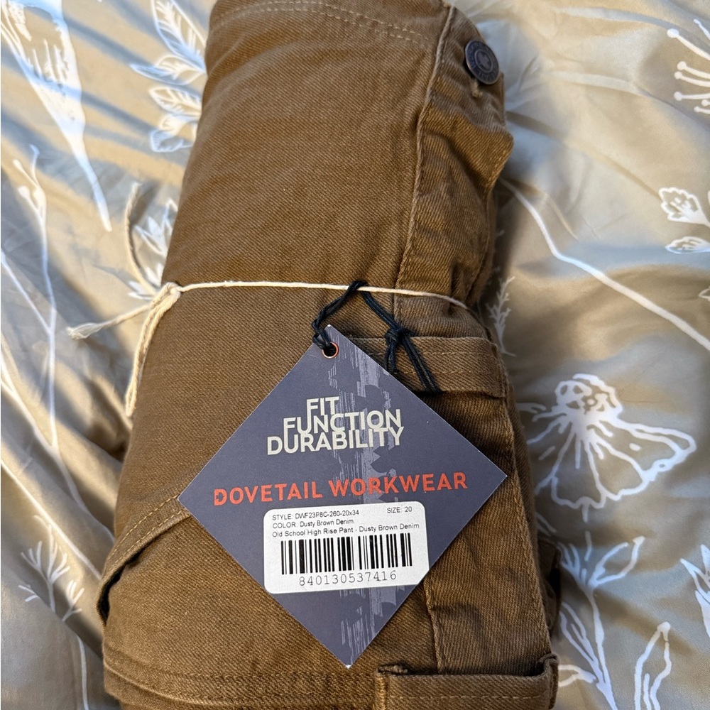 Brand new never worn Old School High Rise Dovetail Work pants.